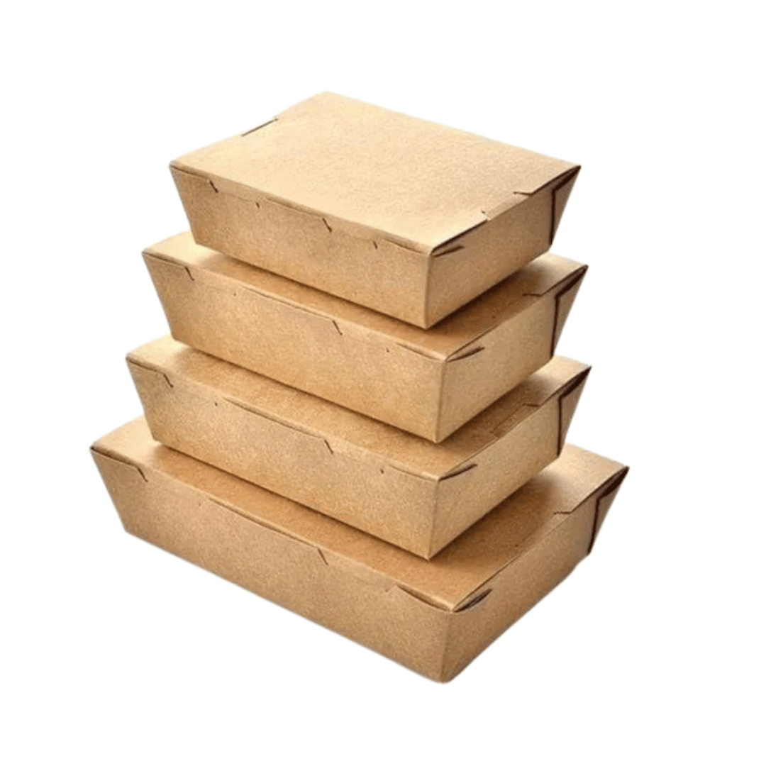 Brown Cardboard Food Packaging Box